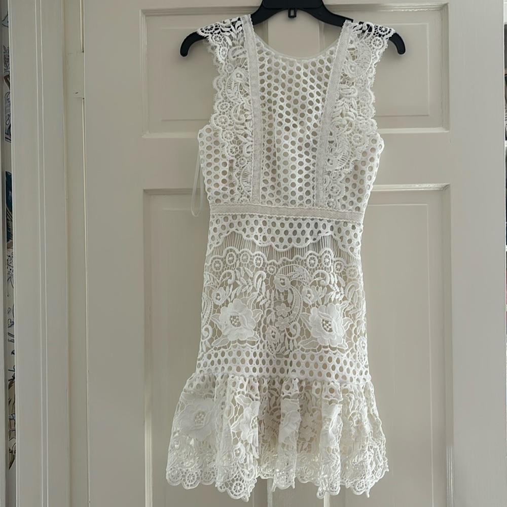 NWT BCBG White Dress